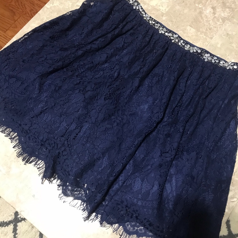 Blue Lace Skirt